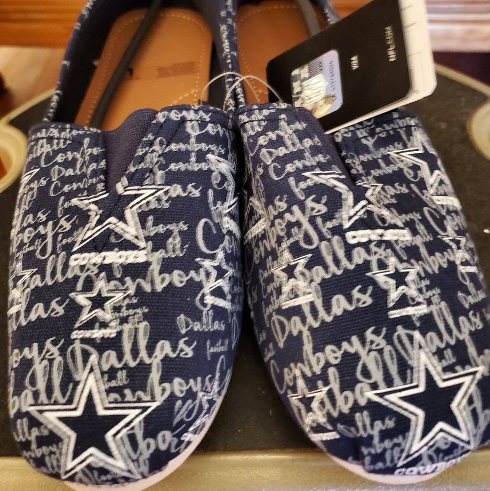 Women's Dallas Cowboys Canvas Shoes
